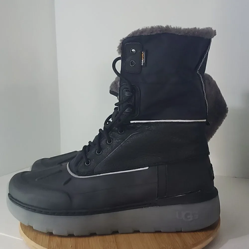 UGG Men's City Butte Weather Boot Black Size 15